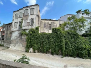 Two independent building in Plomary back side